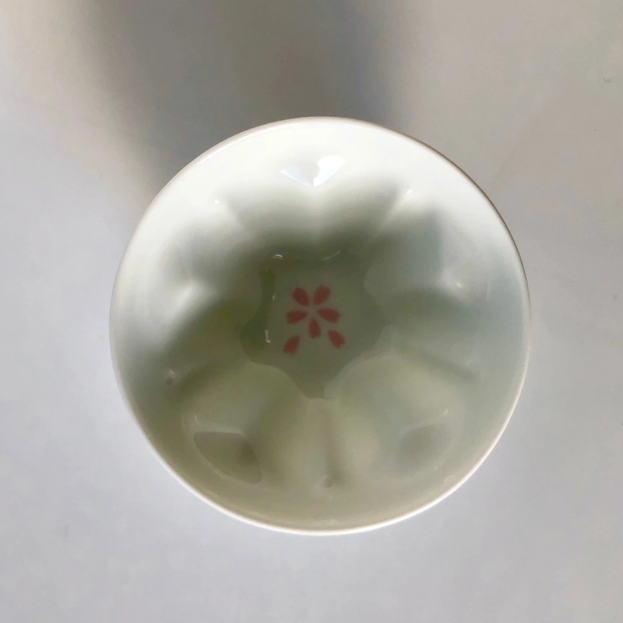 Sakura Shaped Porcelain Tea Cup - Image 5